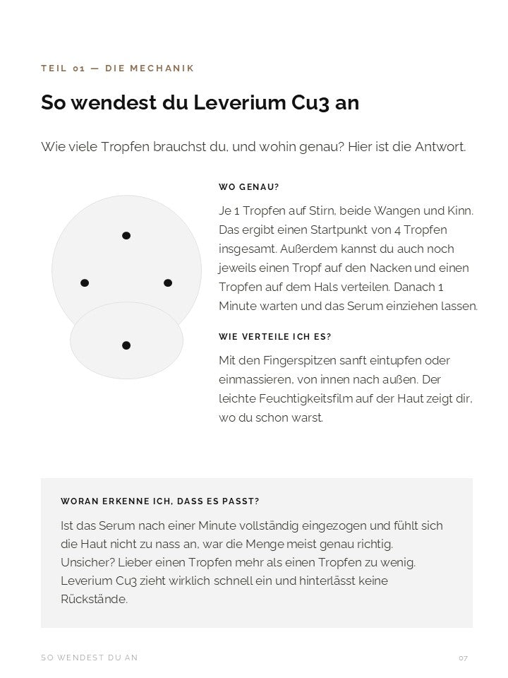 Einblick in das Leverium Kupferpeptid-Protokoll