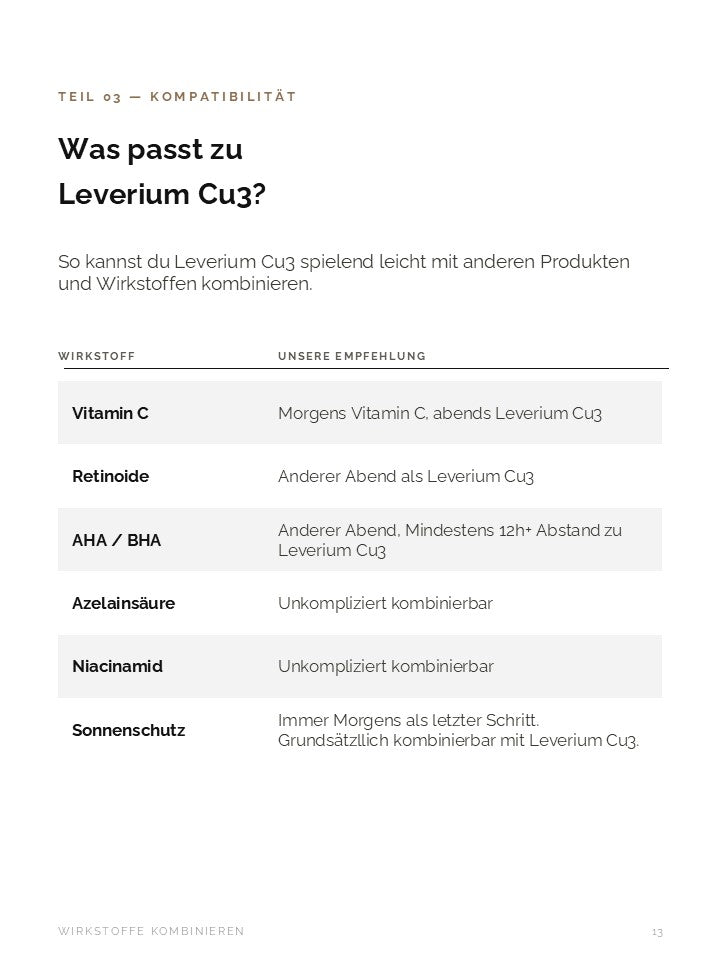 Einblick in das Leverium Kupferpeptid-Protokoll